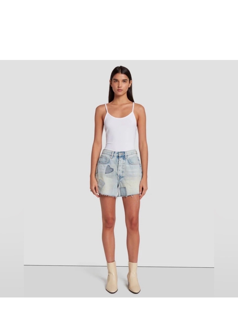 7 For All Mankind Easy Ruby Short in Irish Patchwork size 27